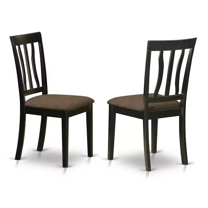 Ensemble de salle à manger contemporain - Table et 4 chaises avec banc - Ensemble dînette chic