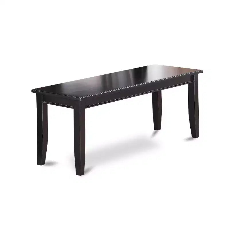 Ensemble de salle à manger contemporain - Table et 4 chaises avec banc - Ensemble dînette chic