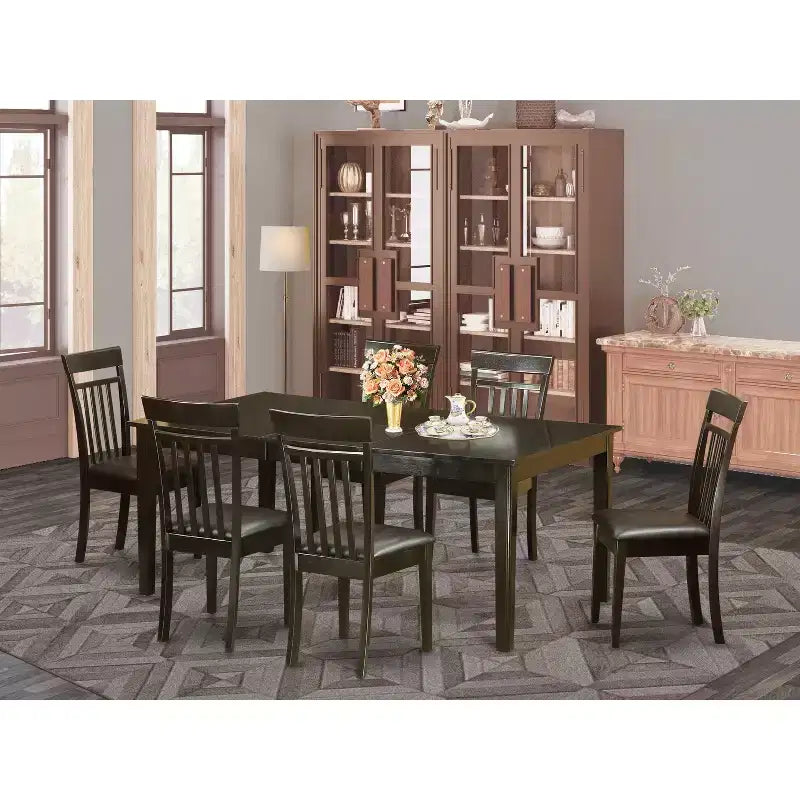Ensemble de salle à manger avec table et chaises - Ensemble de cuisine confort classique