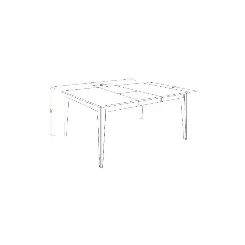 Ensemble de salle à manger avec table et chaises - Ensemble de cuisine confort classique