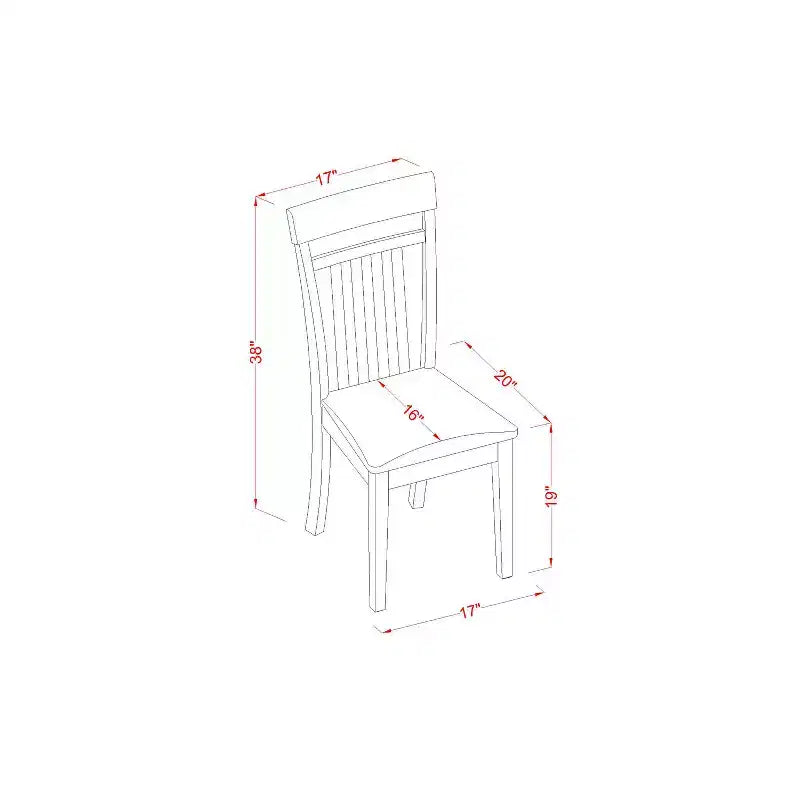 Ensemble de salle à manger avec table et chaises - Ensemble de cuisine confort classique