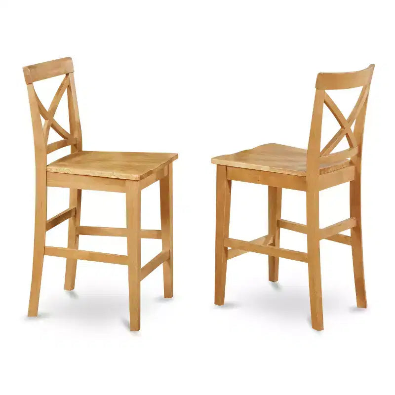 Ensemble de salle à manger moderne hauteur comptoir - Table de bistrot et tabourets de bar - Ensemble de salle à manger 4 personnes