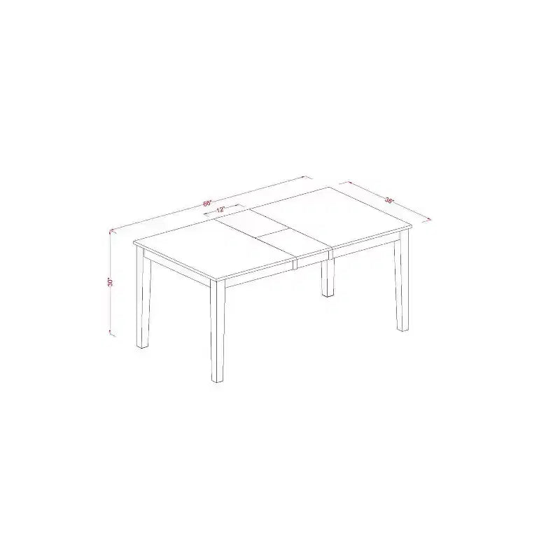 Ensemble de salle à manger du Sud-Ouest - Table et chaises pour la maison et la cuisine