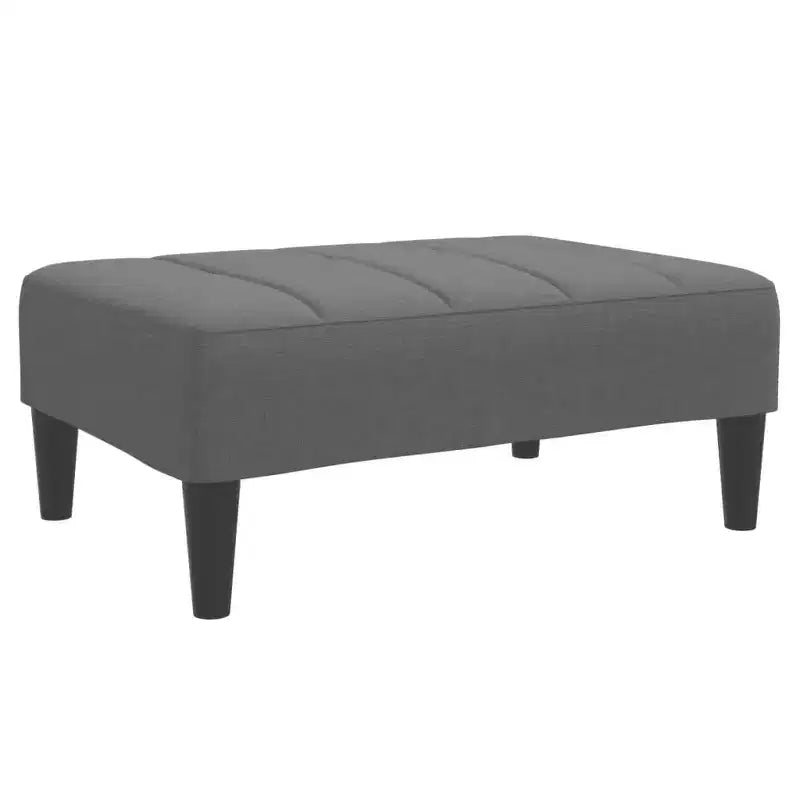 vidaXL Canapé-lit 2 places avec repose-pieds Meubles Maison Salon Tissu