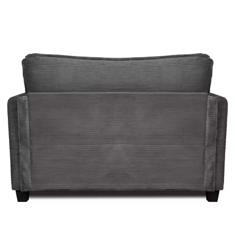 Canapé-lit convertible 2 en 1, causeuse capitonnée avec 2 oreillers, canapé de sol pour appartement, salon et chambre d'amis