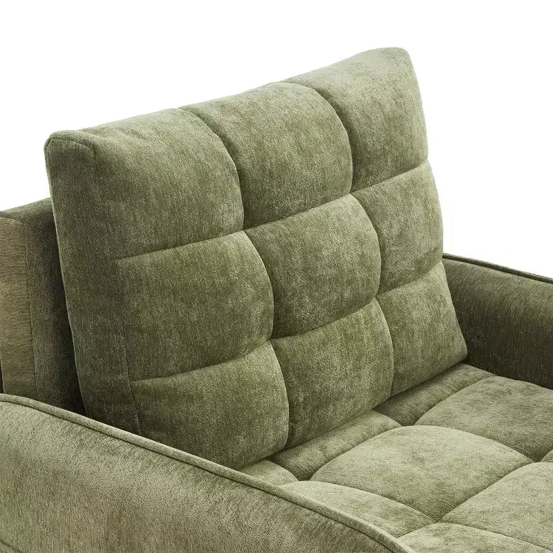 Polibi Fauteuil Lit Convertible 3 en 1 avec Chargement USB et Rangement Caché