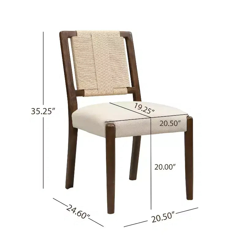 Ensemble de salle à manger rond 5 pièces moderne Christopher Knight Home Seema avec chaises rembourrées en bois d'hévéa