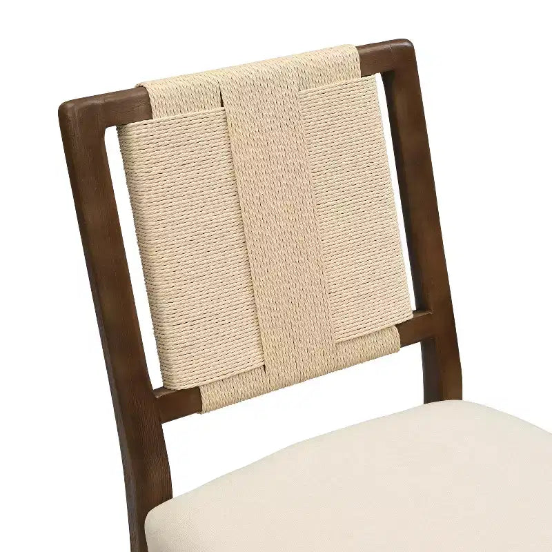 Ensemble de salle à manger rond 5 pièces moderne Christopher Knight Home Seema avec chaises rembourrées en bois d'hévéa