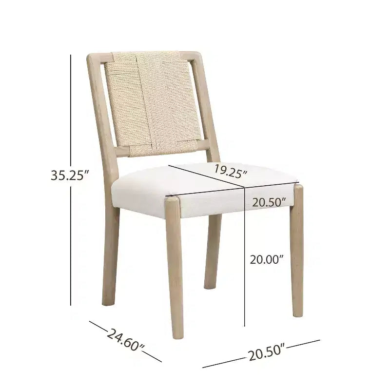 Ensemble de salle à manger rond 5 pièces moderne Christopher Knight Home Seema avec chaises rembourrées en bois d'hévéa