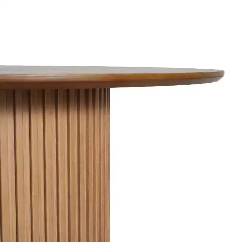 Ensemble de salle à manger rond 5 pièces moderne Christopher Knight Home Seema avec chaises rembourrées en bois d'hévéa