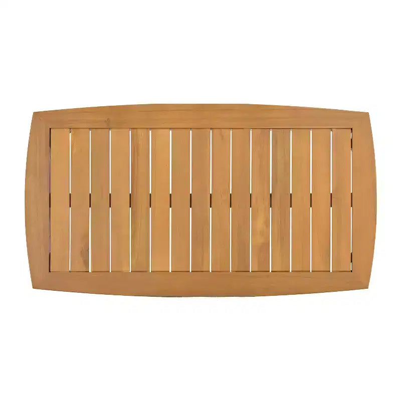 Christopher Knight Home Elvis Ensemble de 4 pièces pour patio en bois d'acacia moderne avec panneaux en corde tressée et coussins