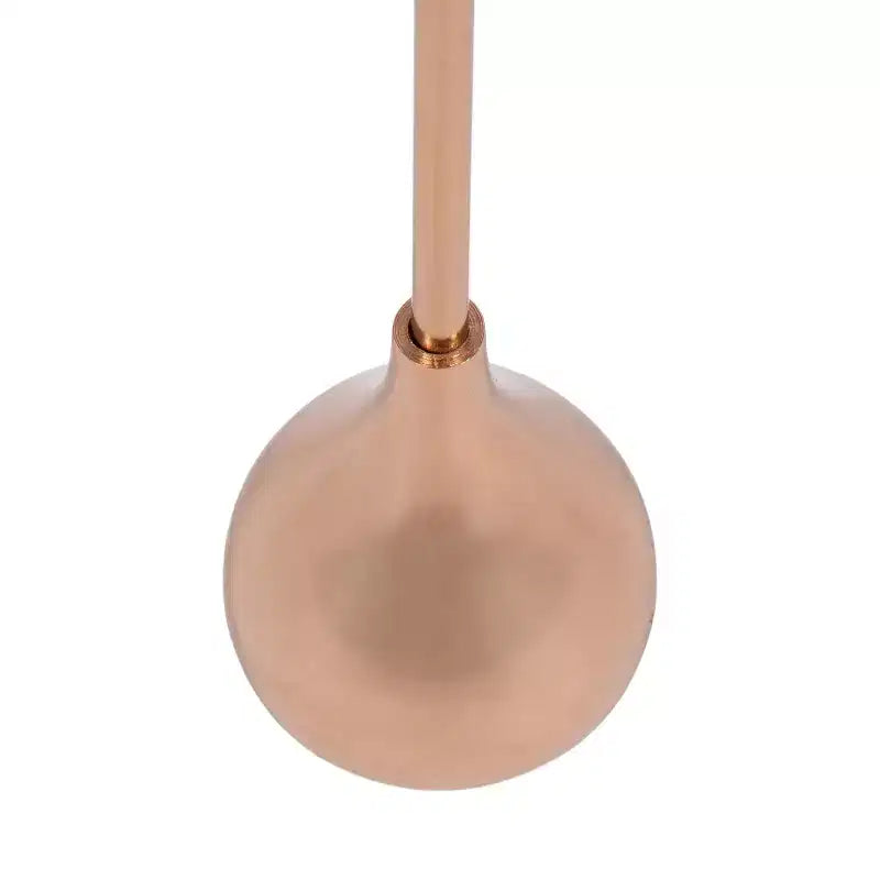 Table d'appoint en métal, or rose, 7x7x20