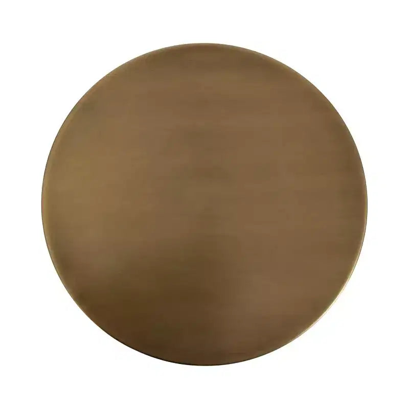 Table d'appoint ronde en métal, or, 14x14x24