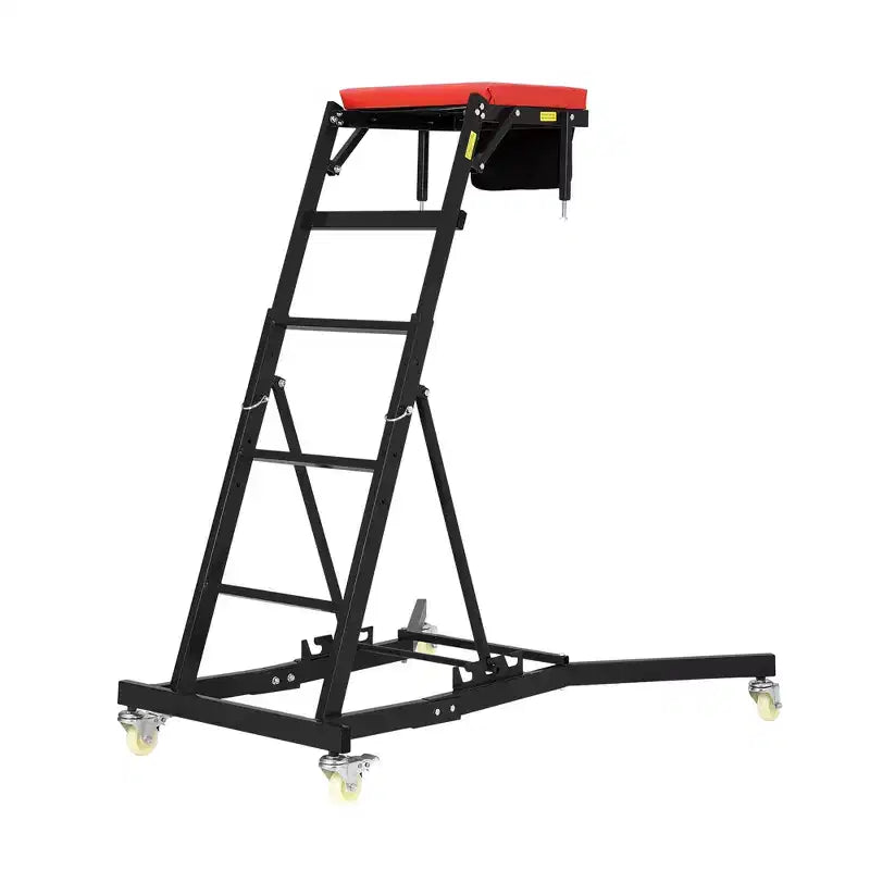 Heavy Duty Creeper Seat for Trucks & SUVs  Adjustable Height, 400 lbs Capacity, Padded Deck, Locking Swivel Casters, Tool Pouch  Multiple Colors
