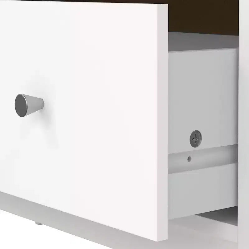 Tvilum, Ensemble de chambre à coucher 3 pièces Portland - Commode double 6 tiroirs et ensemble de 2 tables de nuit