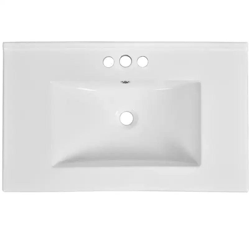 Meuble-lavabo simple de 30 po avec armoire et 3 tiroirs – Noir / Bleu / Vert / Indigo / Blanc