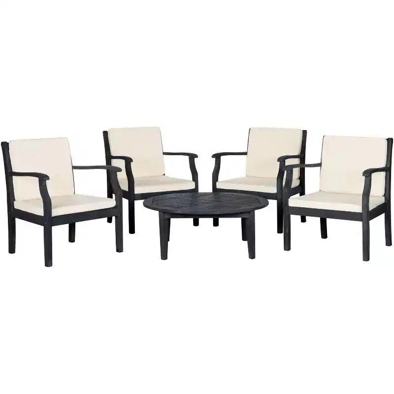 Anaheim, salon de café 5 pièces pour patio – Intérieur/Extérieur – PAT6718 – Safavieh