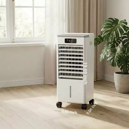 Refroidisseur d'air évaporatif portable 7L avec télécommande, 3 vitesses, minuterie et ventilateur oscillant pour la maison et le bureau