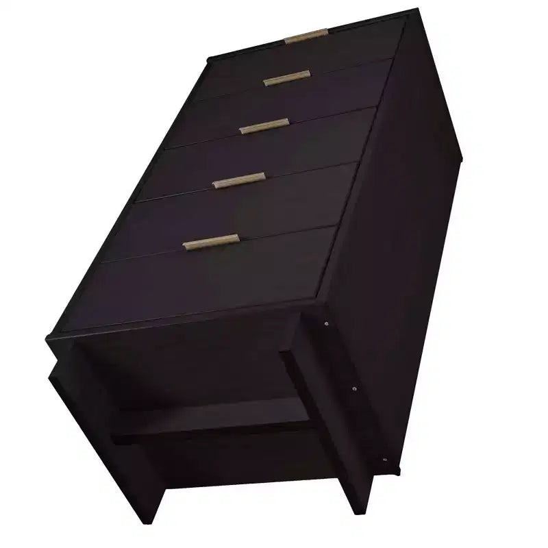 Ensemble de chambre Manhattan Comfort 3 pièces Granville : commode, double commode et table de chevet