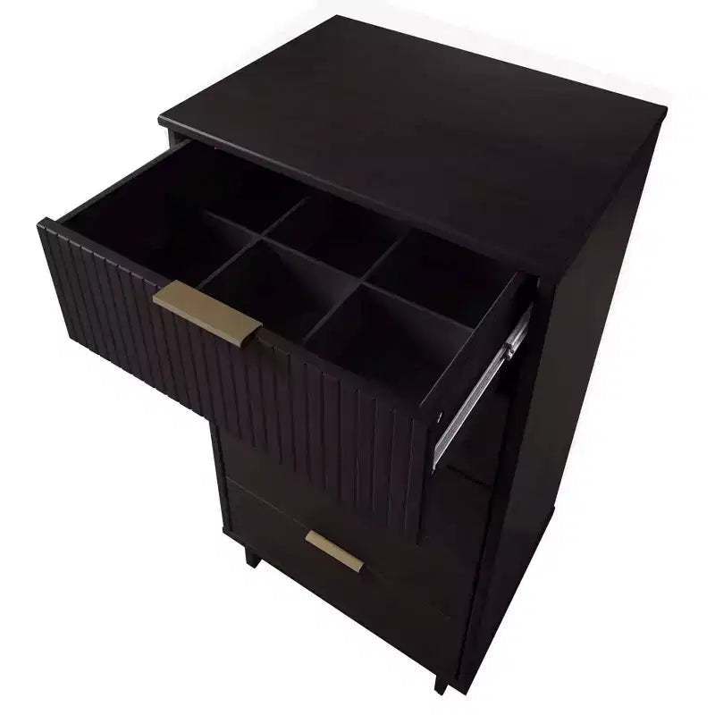 Ensemble de chambre Manhattan Comfort 3 pièces Granville : commode, double commode et table de chevet