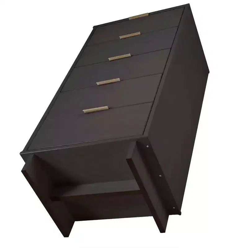 Ensemble de chambre Manhattan Comfort 3 pièces Granville : commode, double commode et table de chevet