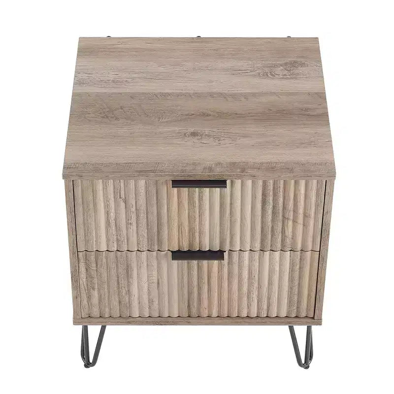 Ensemble 3 pièces Manhattan Comfort Dumbo comprenant une commode à 5 tiroirs, une commode à 6 tiroirs et une table de chevet
