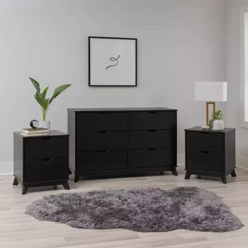 Commode Powell Pensy et 2 tables de chevet
